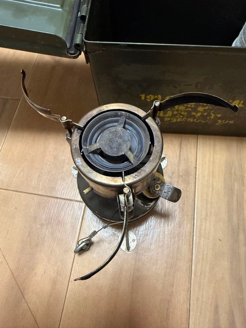 m1950 ガソリンストーブ　US放出品GIストーブ　スペアパッキンおまけ付き