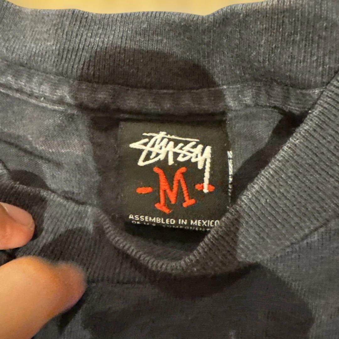 STUSSY ブラック Tシャツ M 00s