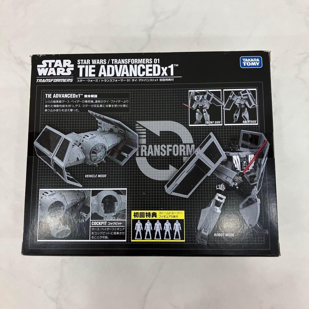 スター・ウォーズ トランスフォーマー 01 タイ・アドバンストx1 初回特典付