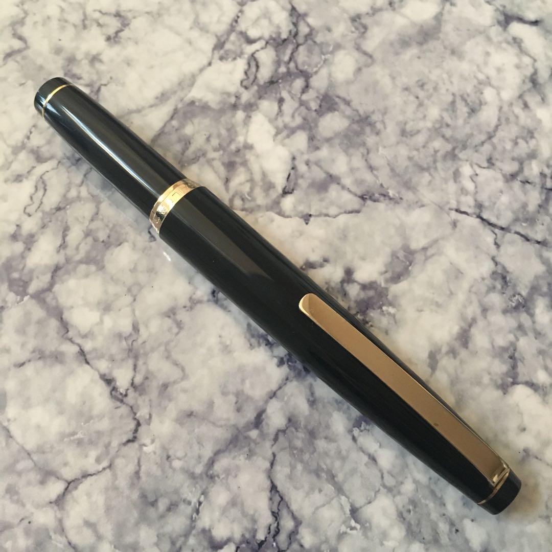 0227 オーバーホール済み 万年筆 SAILOR ショート象嵌 21k