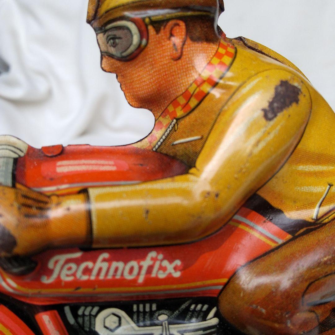 アメリカ占領下ドイツ製 ブリキ オートバイ バイク レトロ ビンテージ 古い