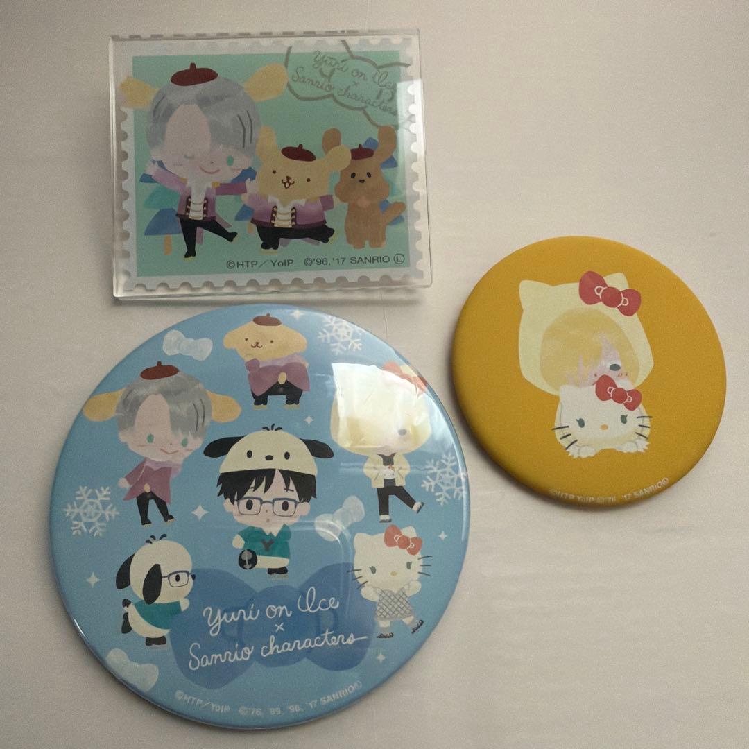 ユーリ!!! on ICE サンリオ コラボ 缶バッジ セット - メルカリ