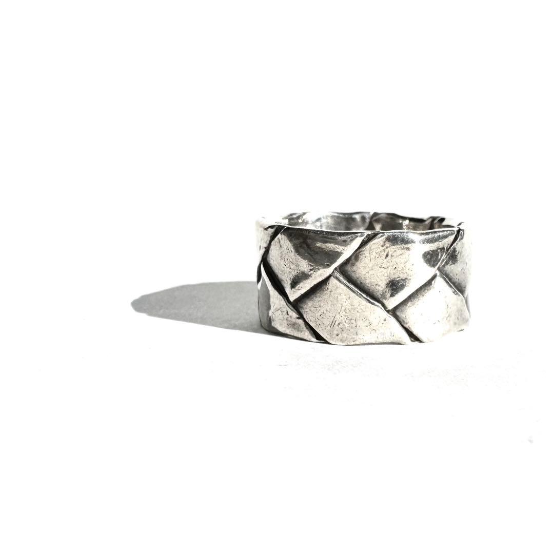 アクセサリー Mexcican Silver 925 Mesh Ring Vintage