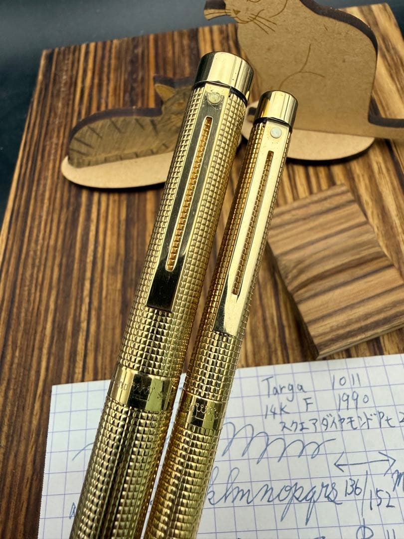 SHEAFFER 万年筆 タルガ 1011 23K G.P ボールペンセット