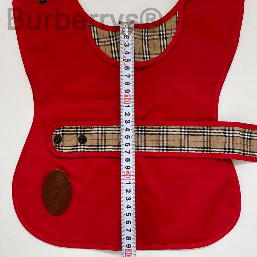 Burberrys バーバリーコート 犬服 赤 12 /30cm