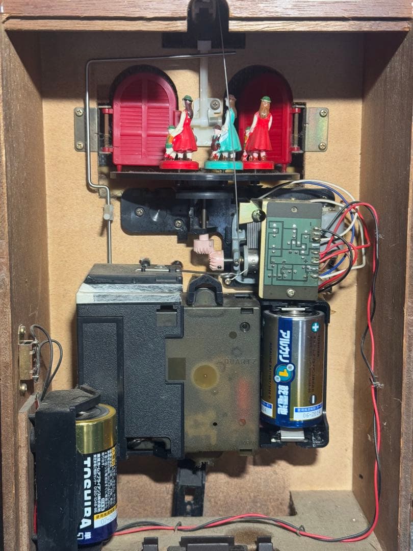 シチズンクオーツ鳩時計　アンティーク　花のワルツ