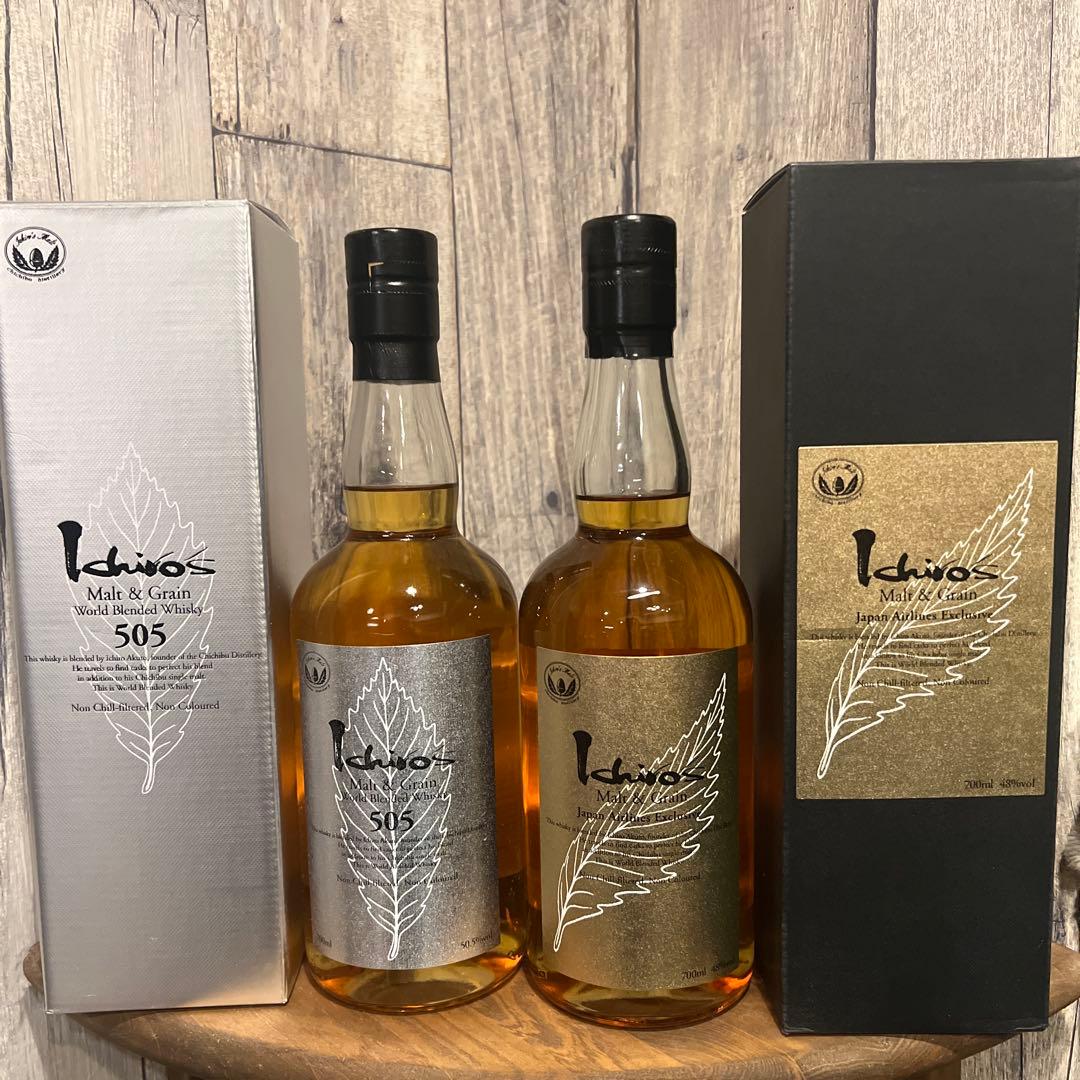 イチローズモルト 金と銀 2本セット【JAL Exclusive】&【505】