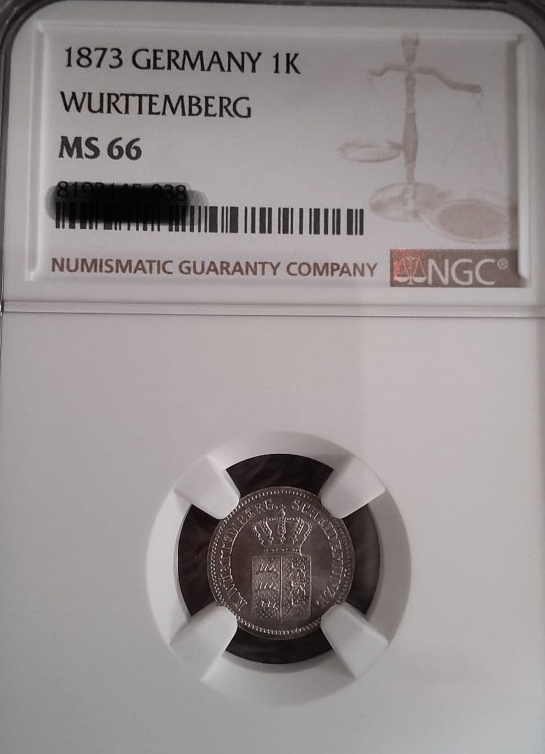 ✨建国記念日セール！NGC MS66！1クロイツァー銀貨 ドイツ✨ - メルカリ