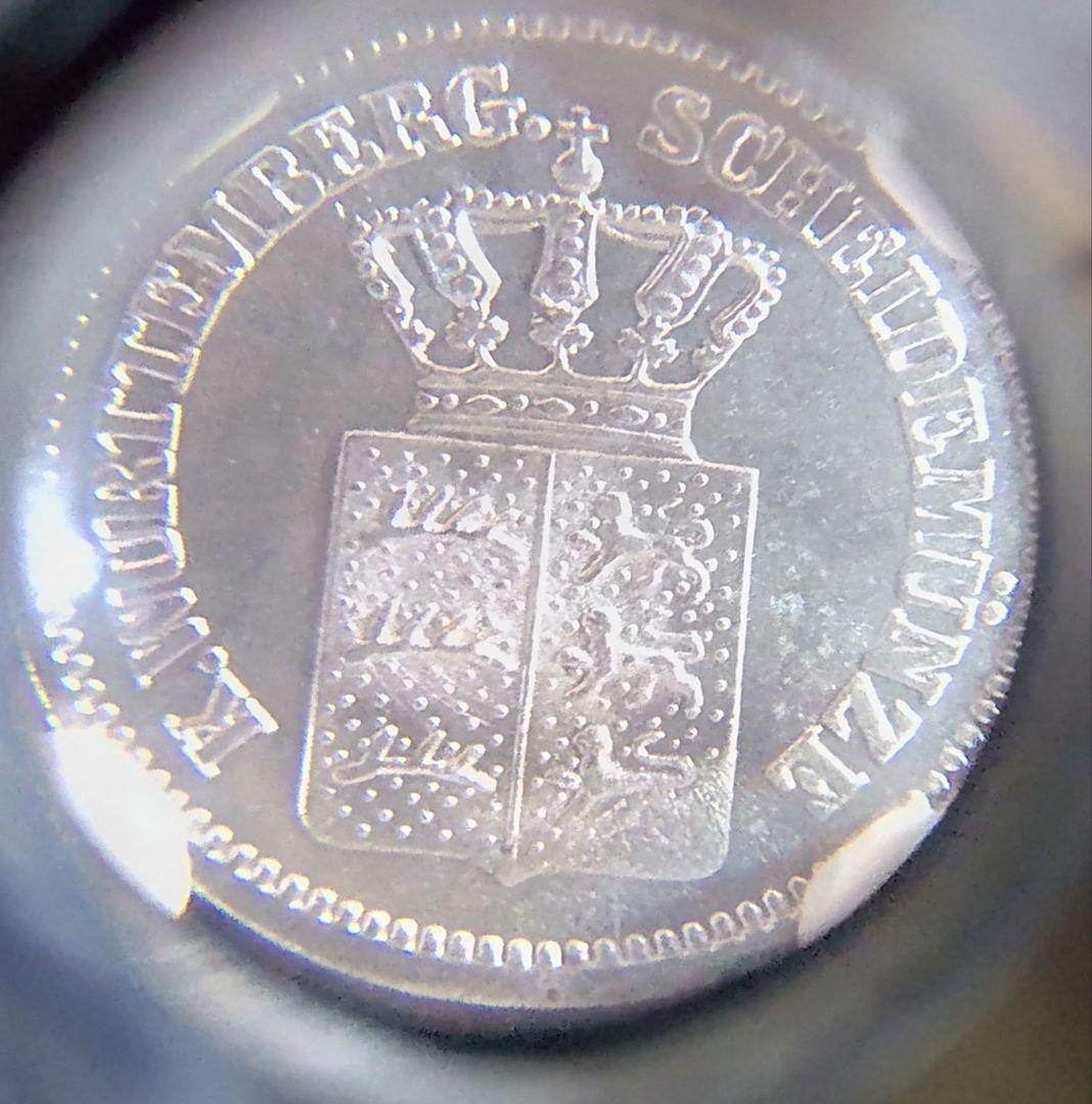 ✨ドイツ 1873年/NGC MS66/1クロイツァー銀貨✨ 日本 PCGSMS66 旧五圓金貨