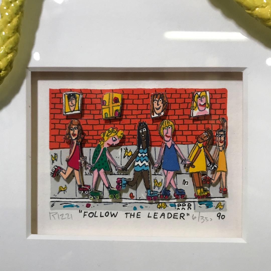 ジェームスリジィ 3D 希少 特別額装入り FDLLOW THE LEADER - メルカリ