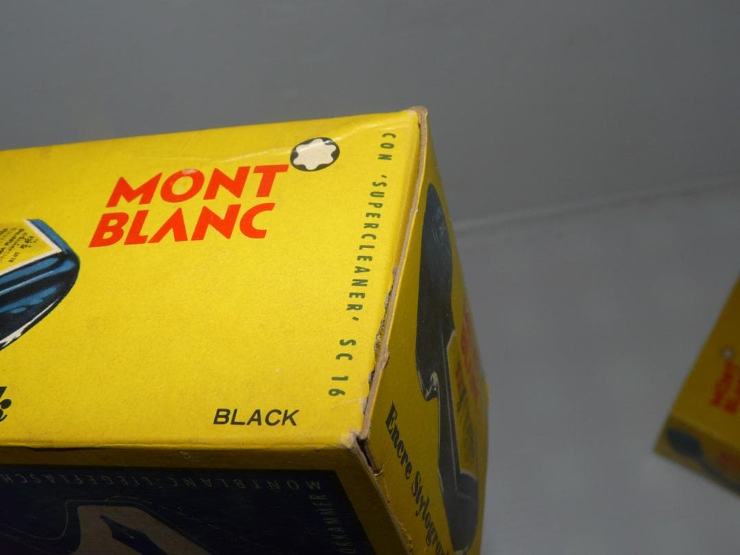 1960年代 モンブラン ボトルインク 未開封 3個 黒 ブルーブラック