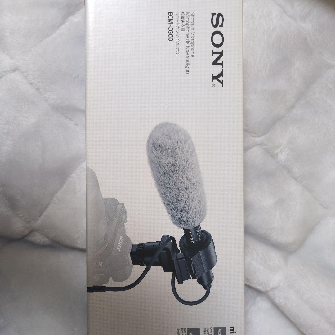 SONY ショットガンマイクロホン ECM-CG60　未使用