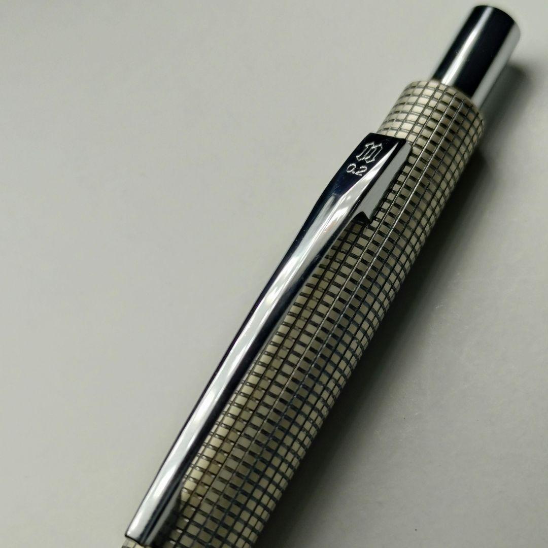 廃盤 ニューマン スーパー2 0.2ミリ シャーペン 格子 食刻 蝕刻