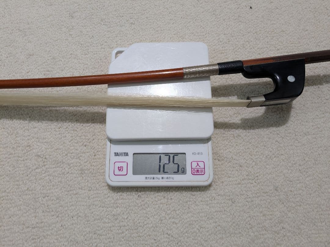 【交渉済】コントラバス弓　ジャーマンボウ　杉藤