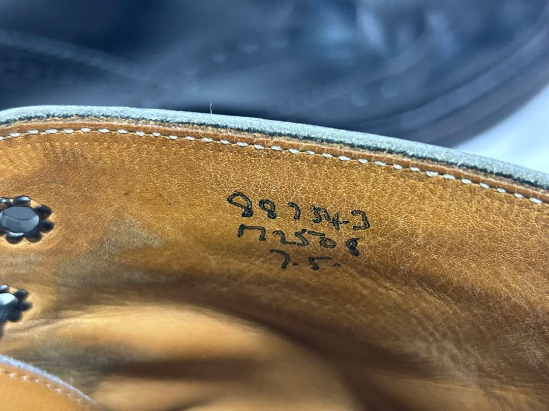 Tricker's / MALTON / M2508 / 黒 7.5 箱無し