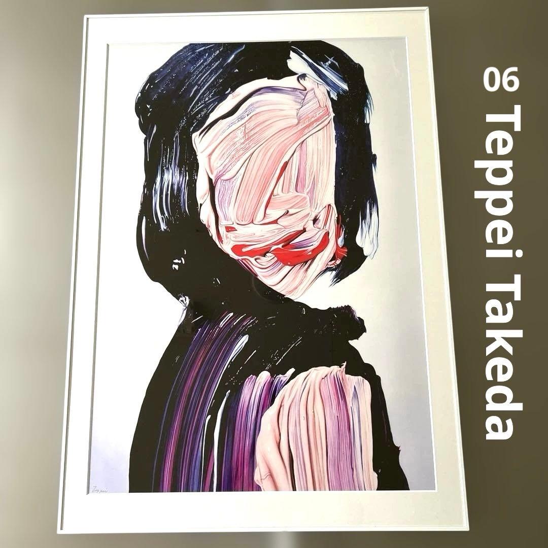 武田鉄平 100部限定 サイン入り ポスター 額装