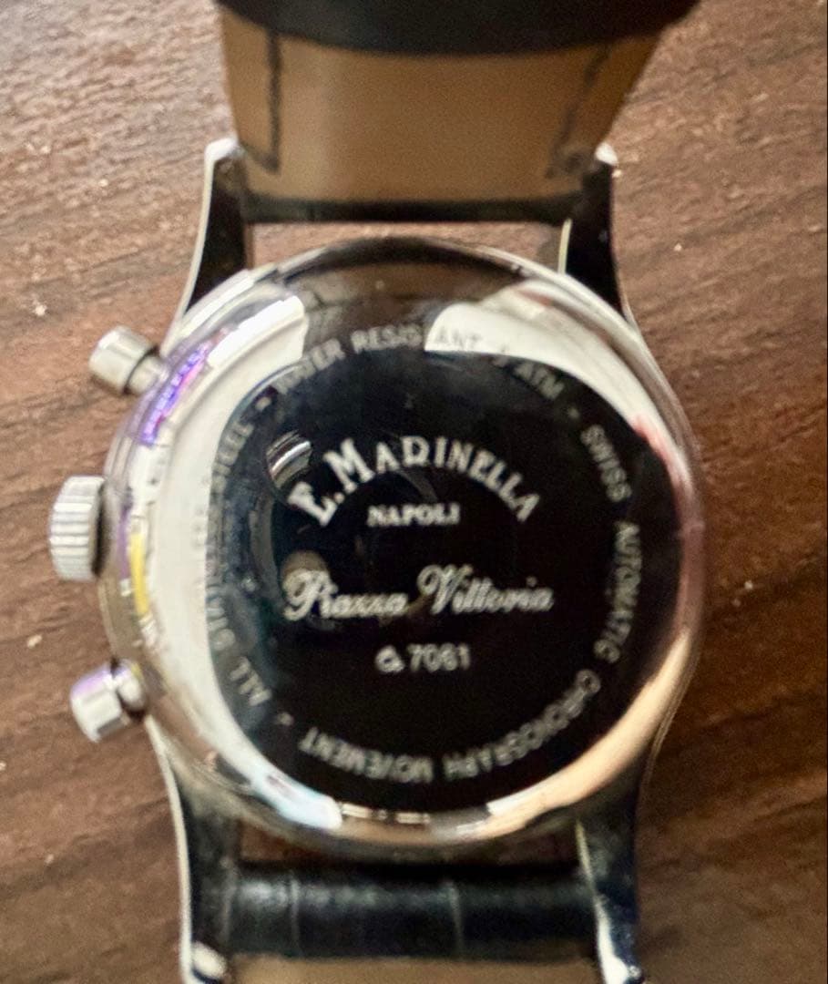 E.MARINELLA7061.3 自動巻クロノValjoux7750廃番 希少