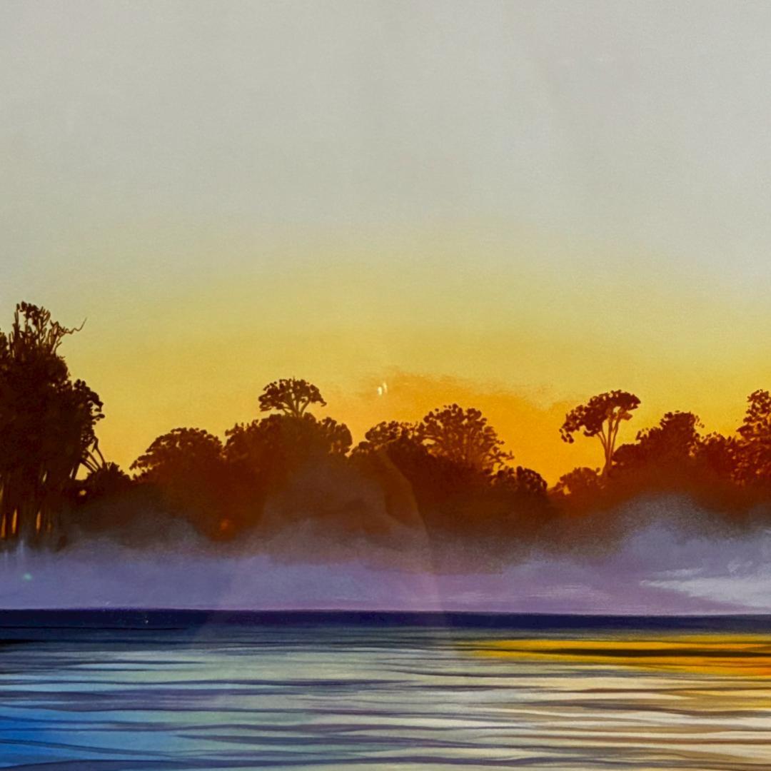 美品 ミッシェル・バテュ「時の流れ」シルクスクリーン 大作 直筆