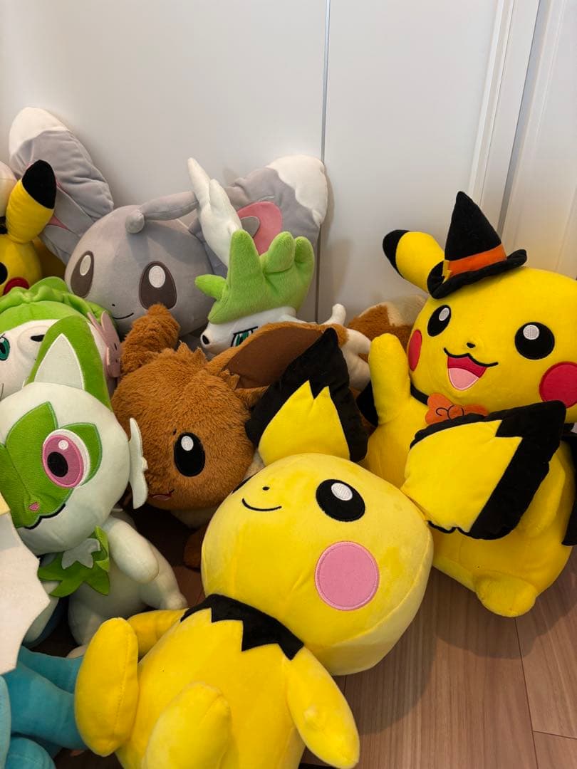 ポケモン　ぬいぐるみ　まとめ売り　ピカチュウ　リザードン　カイリュウ　イーブイ