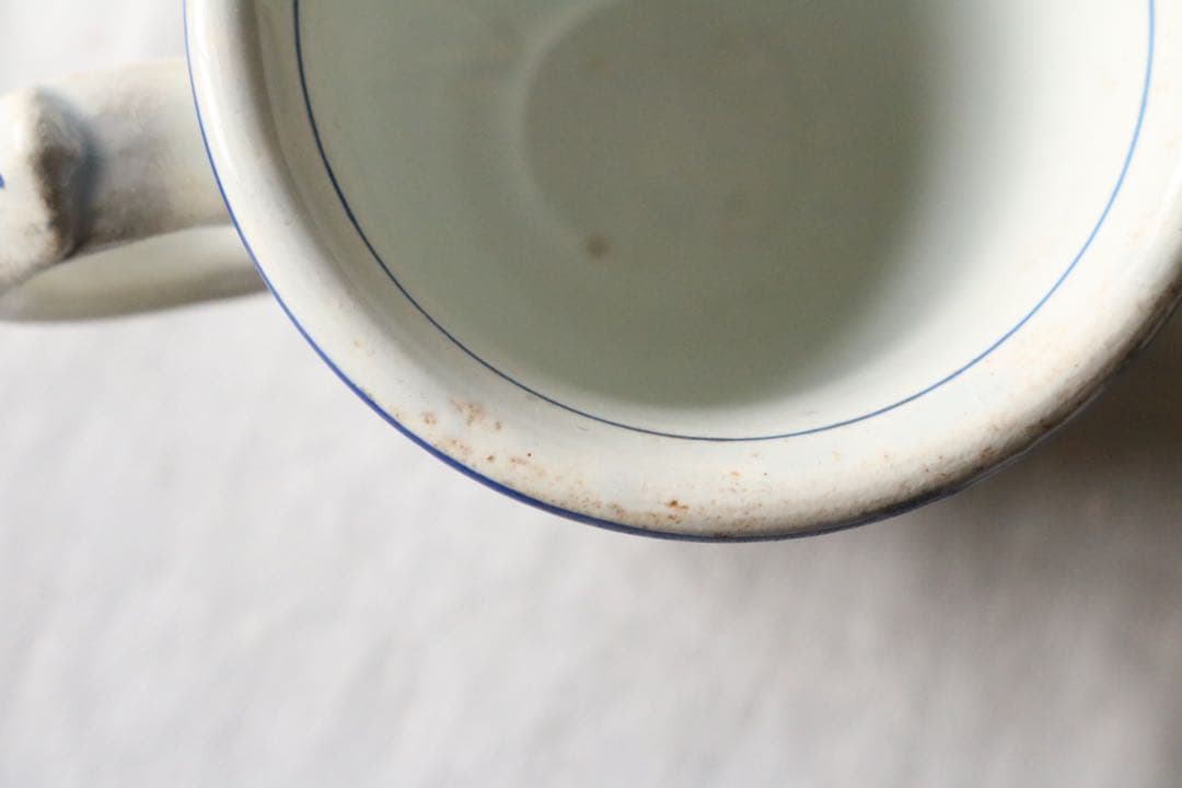 creil et montereau ブルー カップ ファイアンス フィーヌ - www