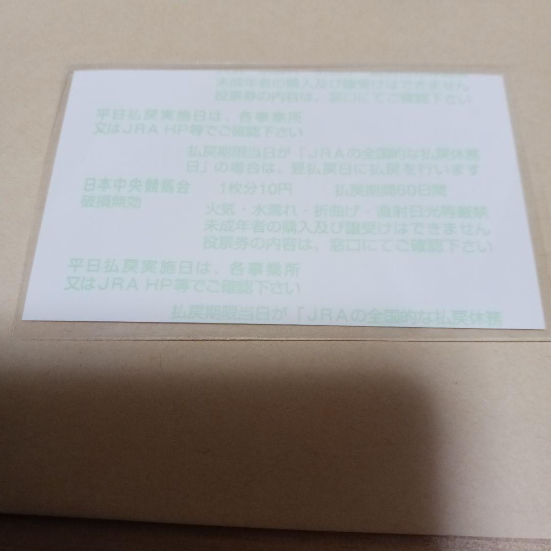 現地単勝 2010年ダービー エイシンフラッシュ 単勝券 100円 エイシン