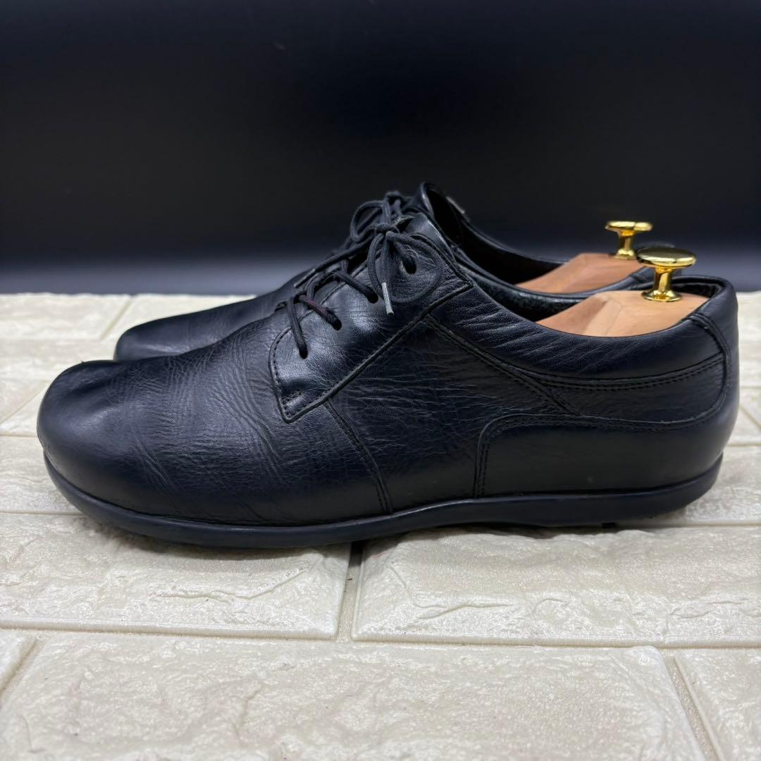 【良品】ビルケンシュトック レザーシューズ ダービー プレーントゥ 27 黒