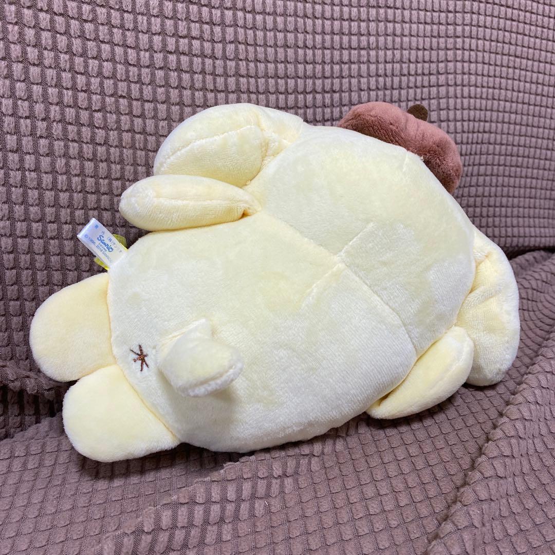 レア】ポムポムプリン ぐーたらぬいぐるみ - メルカリ