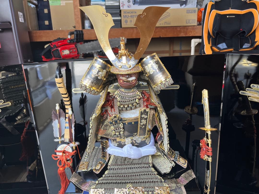 五月人形 上原玉鳳 鎧兜 鎧武者 5月人形 武士 武将 甲冑