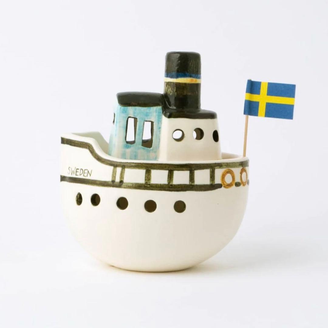 新品 リサラーソン グスタフスベリ ボート グスタフスベリ ボート（リサ・ラーソン／Lisa Larson） フリー