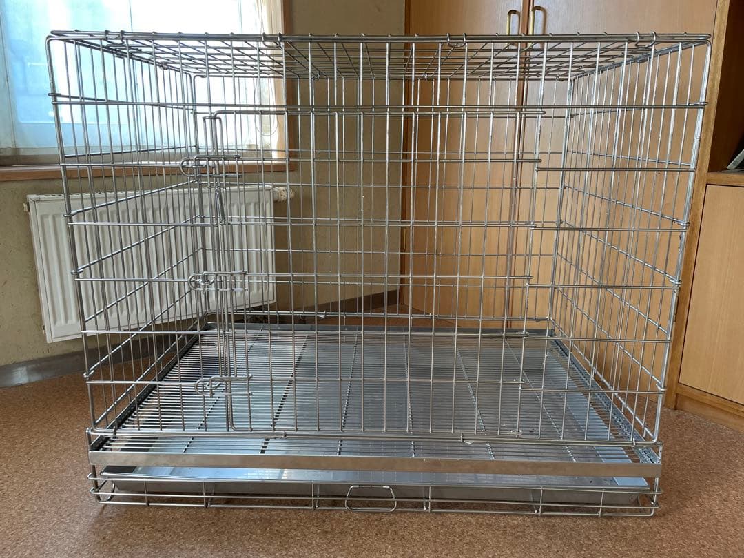 楽天市場】【犬用ケージ】ハチコウ ステンレスケージ L−FOP 短面