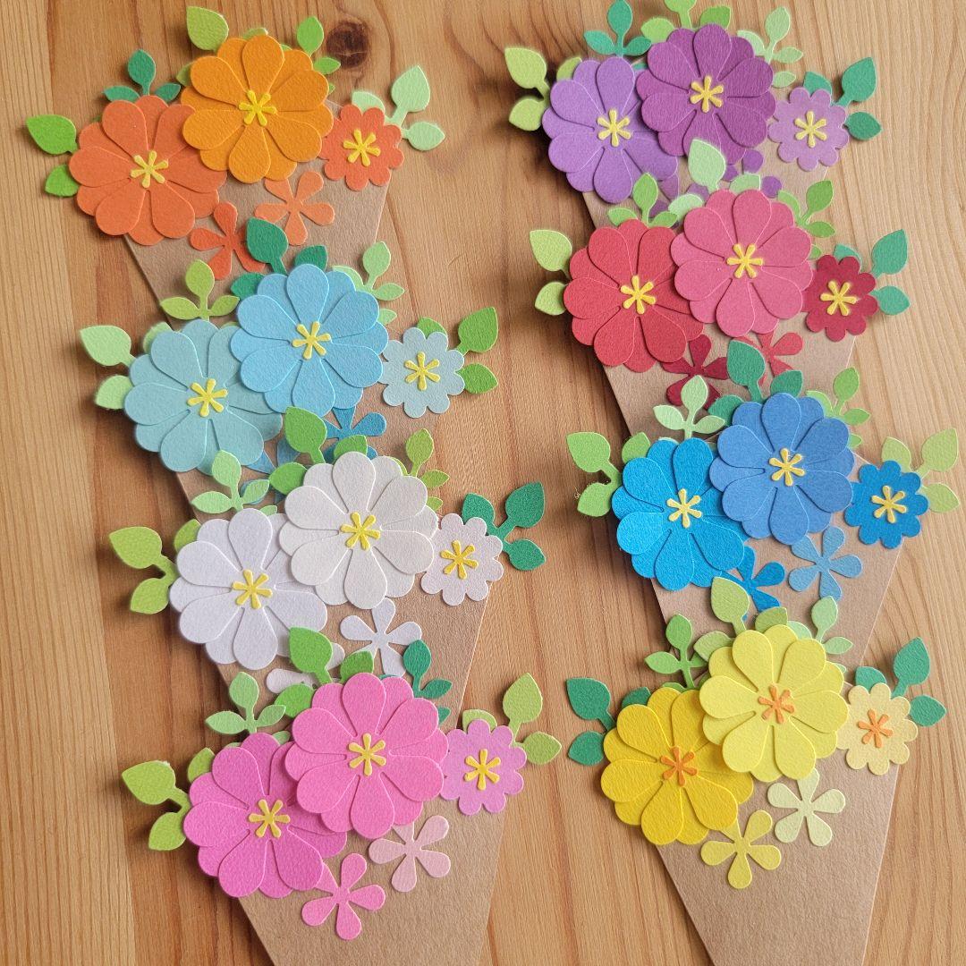 クラフトパンチ【花束 8個】花 アルバムクラフト - メルカリ