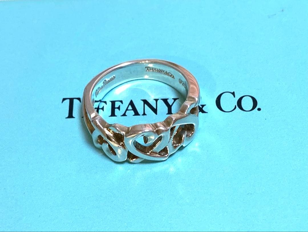 ティファニー パロマピカソ トリプルラビングハート リング SV925 指輪