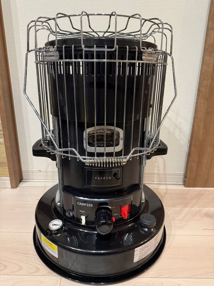 美品】PASECO CAMP-25 対流式灯油ストーブ CAMP25 - メルカリ
