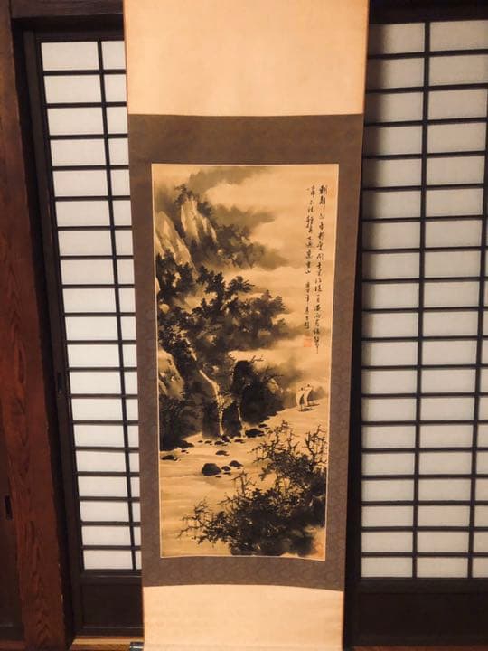 中国 掛け軸 アンティーク