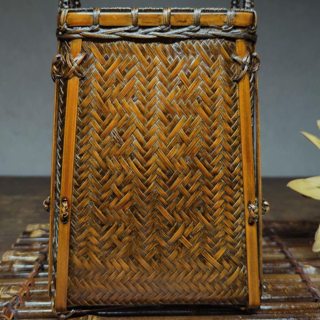 茶道具 華道具 竹細工 網代 竹籠 花籠 花器 花生け（竹製花台竹筏・