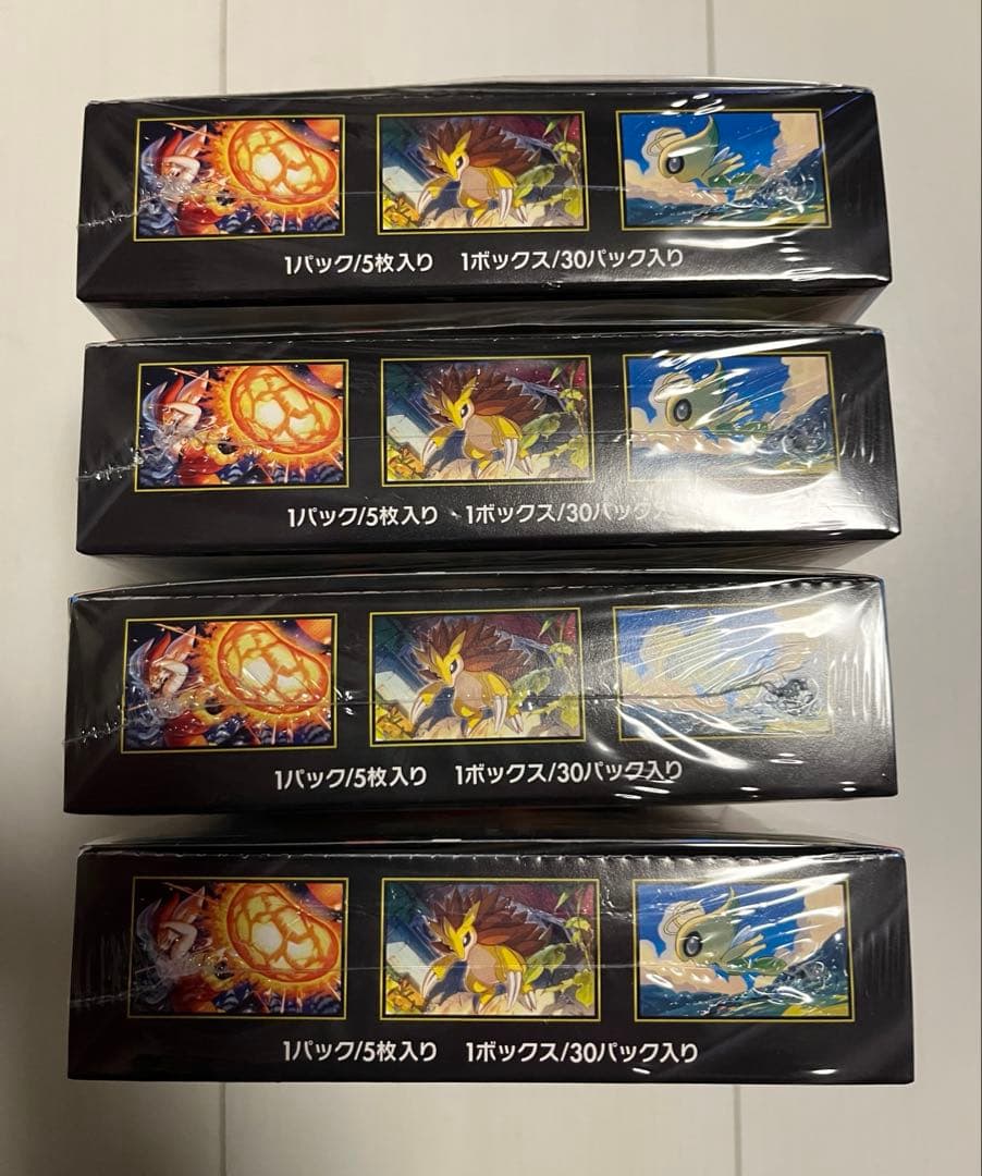 【シュリンク付】ポケモンカードゲーム　メガブレイブ4BOX 未開封