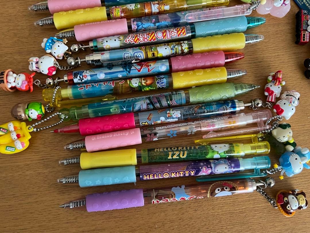 ご当地キティ 平成レトロ ボールペン シャープペンシル 18本 おまとめ