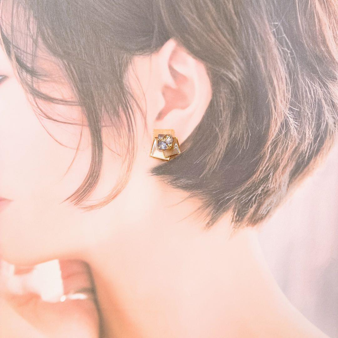 値下げ]No.1447ハンドメイドアクセサリー レジンピアス イヤリング