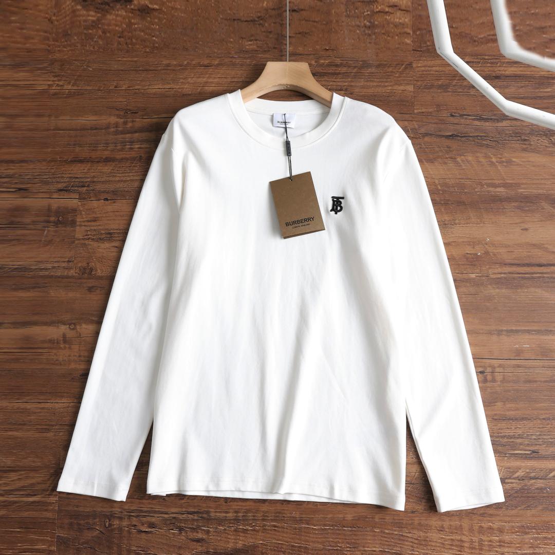 BURBERRY ホワイト 長袖シャツ XL