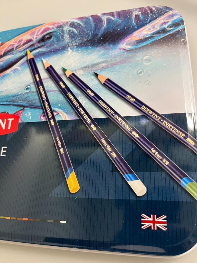 【新品未使用】DERWENT INKTENSE水彩色鉛筆36本セットダーウェント