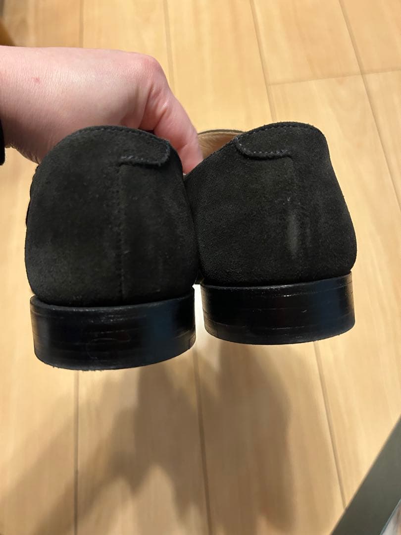 CROCKETT&JONES ビームスF 別注　スエード　シングルモンクシューズ