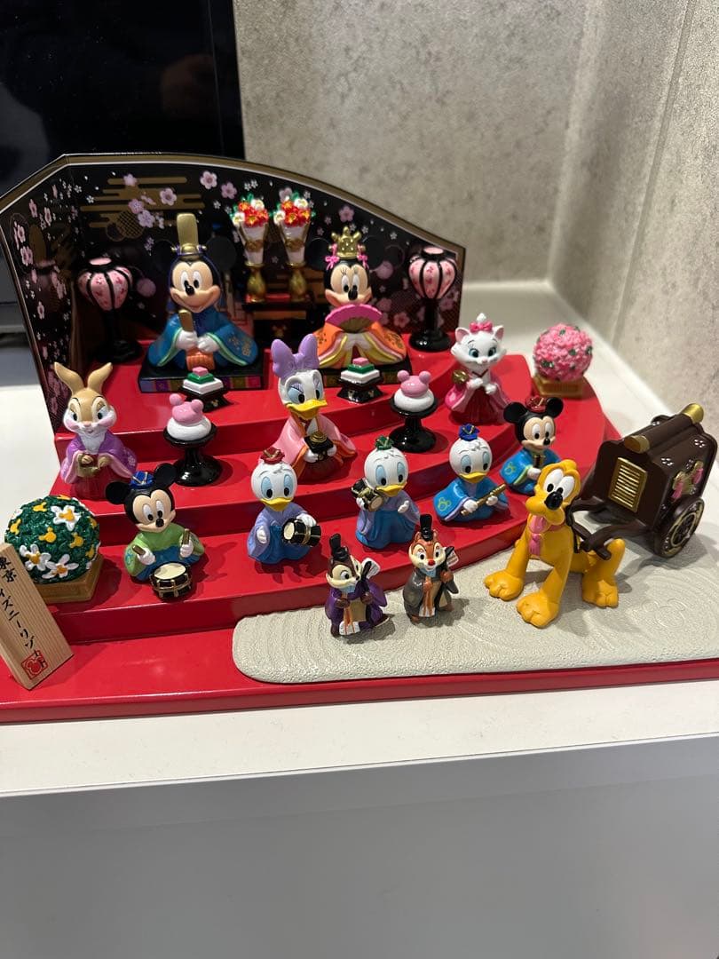 ミッキーと仲間たちの雛人形セット　ディズニー