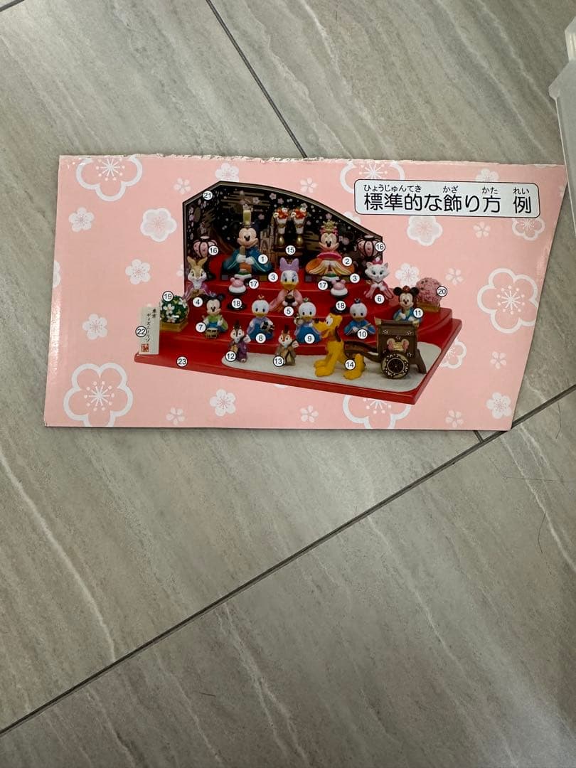 ミッキーと仲間たちの雛人形セット　ディズニー