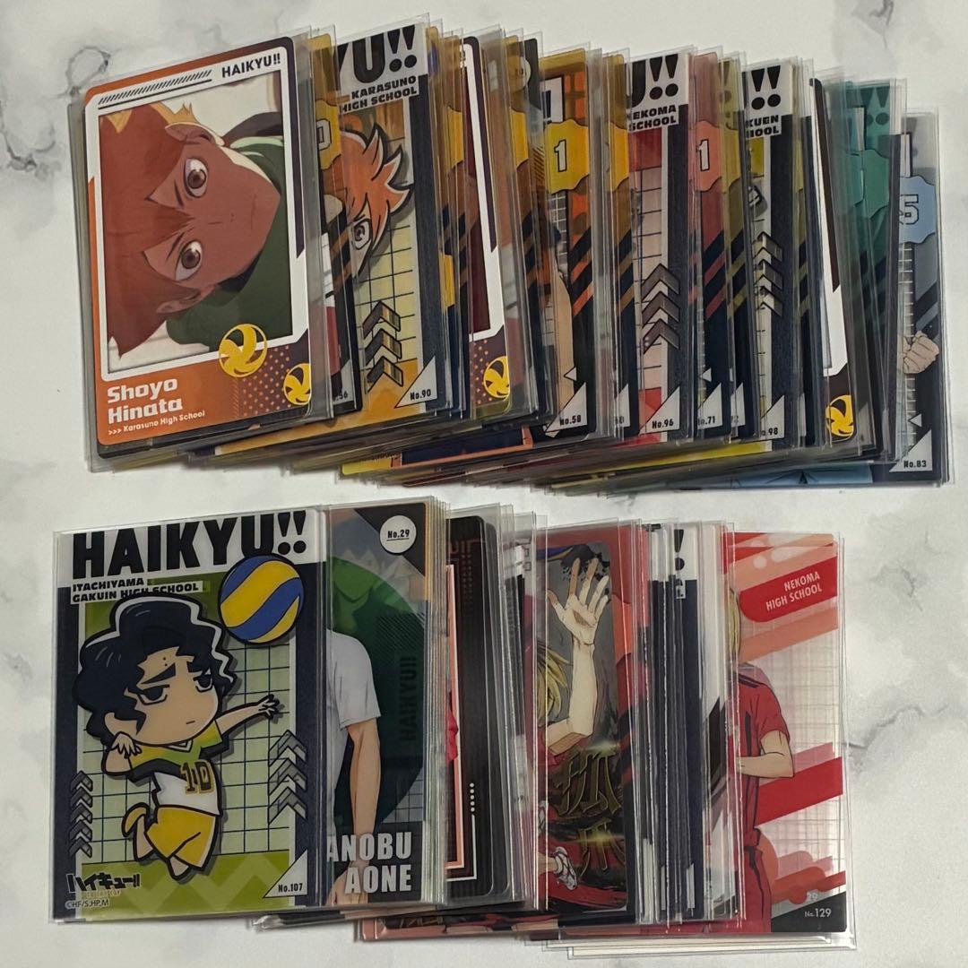 ハイキュー/ポストカードバラ売り ハイキュー 缶バッチ ストラップ