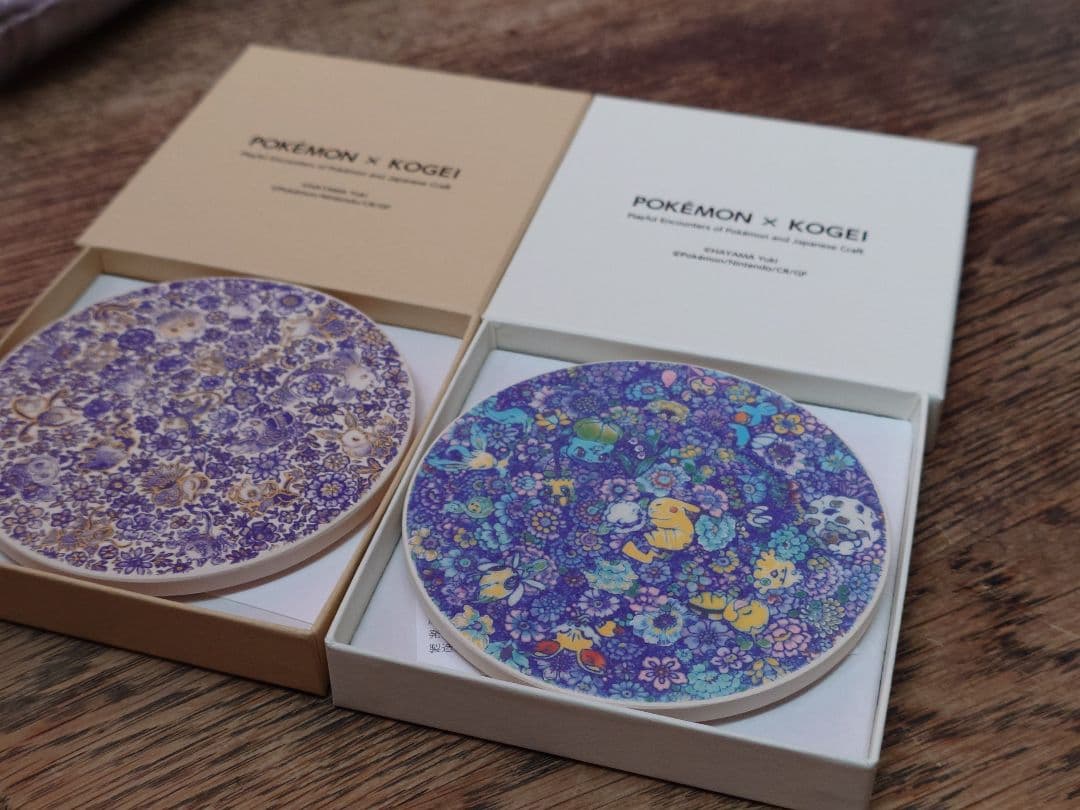 ポケモン工芸展 葉山有樹 コースター 万花彩 森羅万象 Pokémon