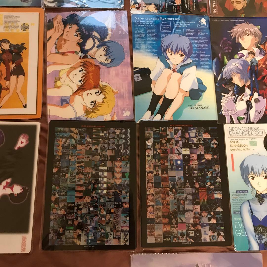 新世紀エヴァンゲリオン　未使用品　下敷き【約26cm×約19cm】セット　29枚