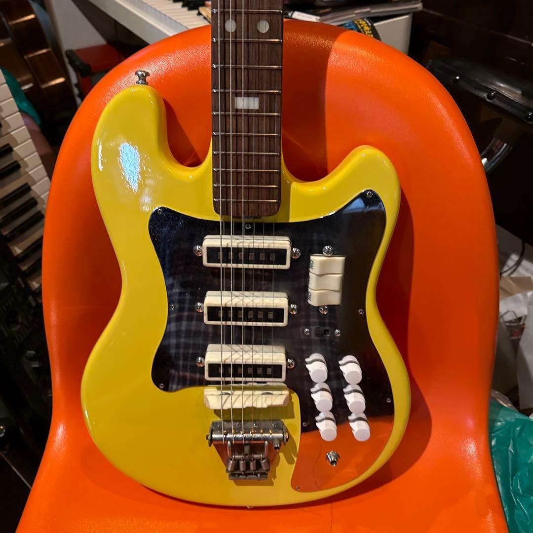 夢のグヤトーン 1960年代！カナリーイエロー エレキギター ！ - メルカリ