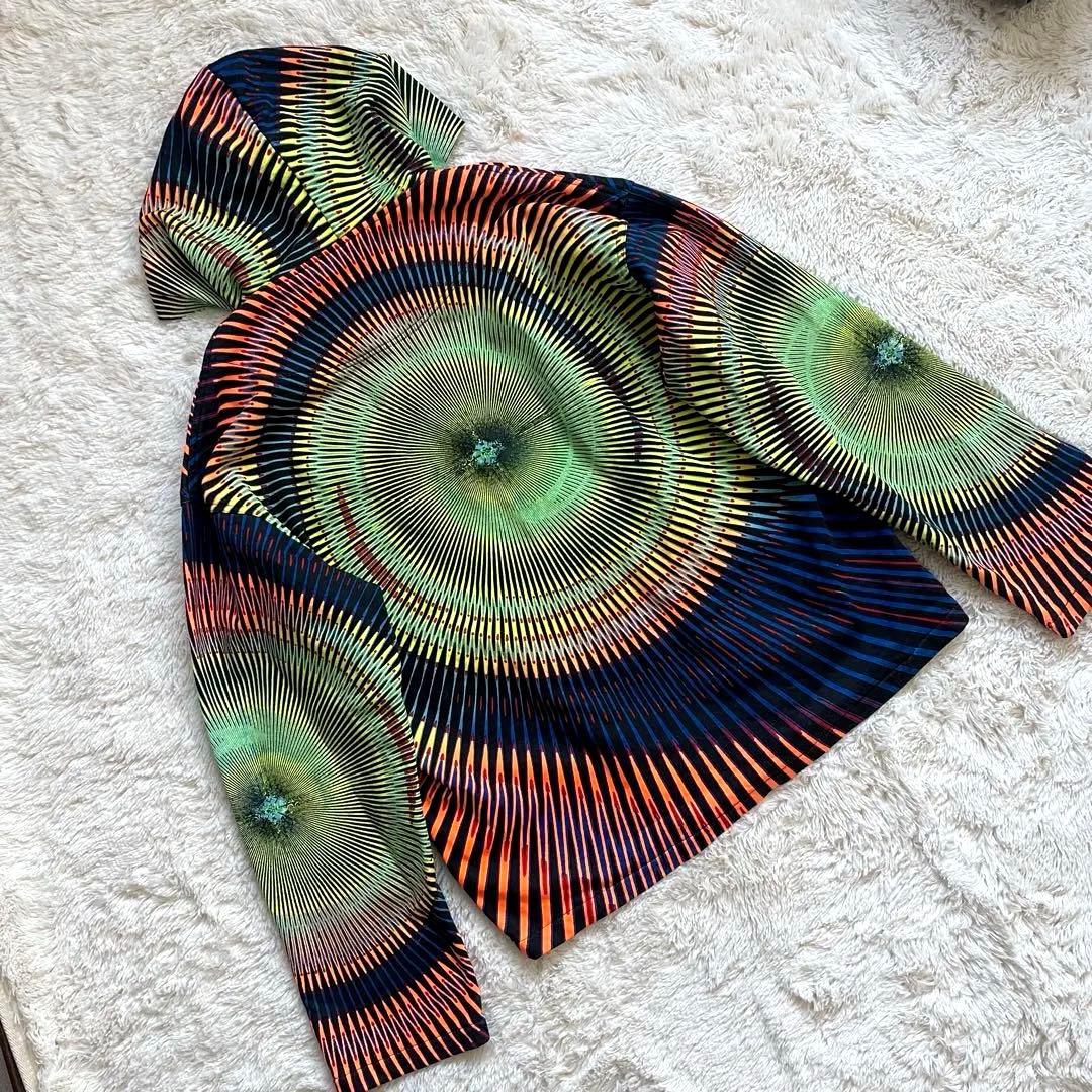 【美品】SPACE TRIBE サイケデリック　パーカー　マルチカラー