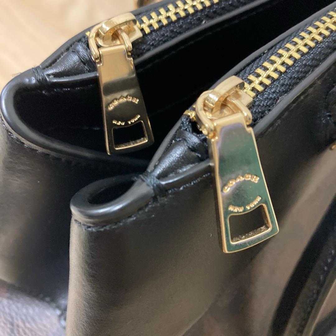 COACH コーチ シグネチャー ミニ ブルック キャリーオール ハンドバッグ