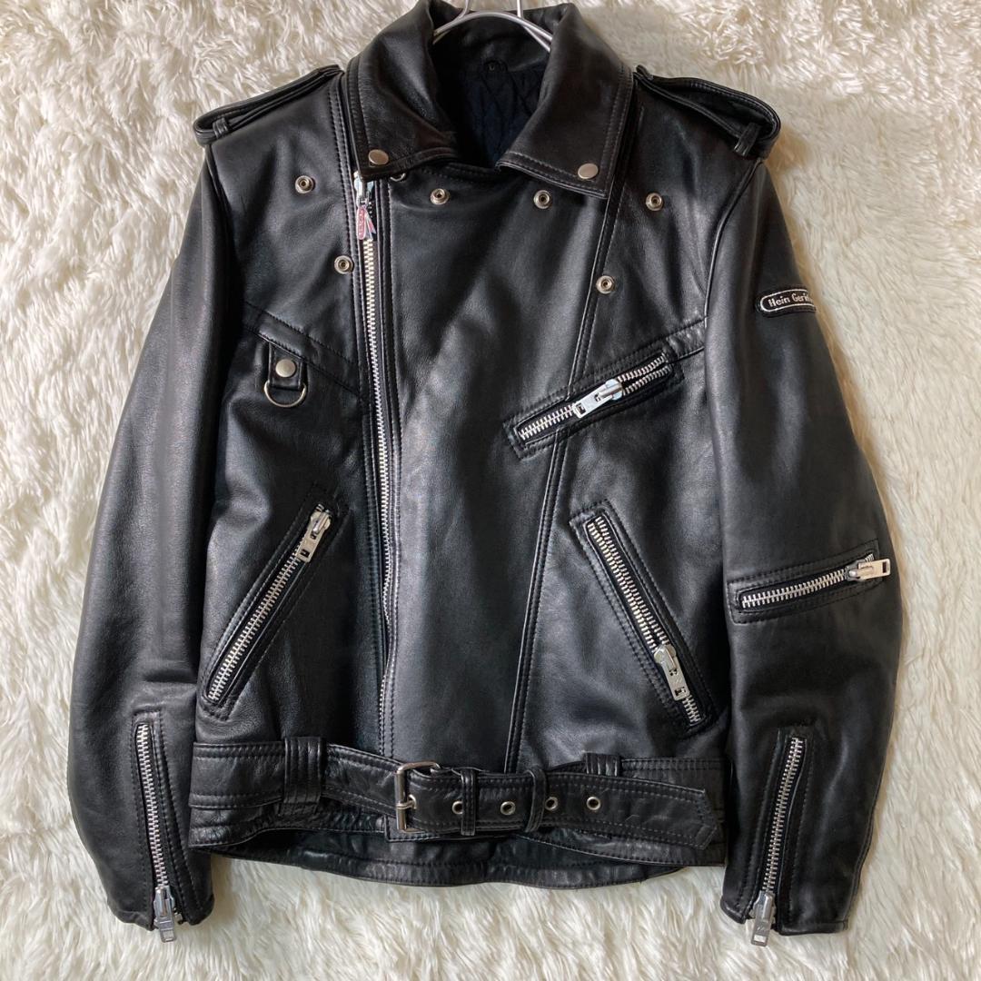 美品 90s Hein Gericke Dカン レザー ダブルライダース L - メルカリ